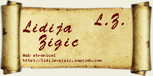 Lidija Žigić vizit kartica